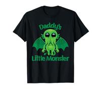 Daddy's Little Monster Cute Baby Sea Creature per Bambini Maglietta