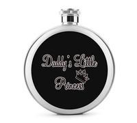 Daddy's Little Princess, fiaschetta per liquori, bottiglia di vino portatile, simpatica fondina in acciaio inox