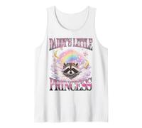 Daddy's Little Princess Raccoon Rainbow Bootleg Y2K Canotta
