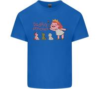 Daddys Princess Funny Unicorn Teddy Bear Uomo Cotton T-Shirt Tee Top