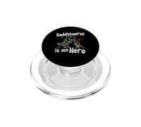Daddysaurus è il mio eroe Cute Doodle Kids Dad Dino Lovers PopSockets PopGrip per MagSafe