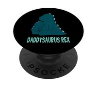 Daddysaurus, maglietta divertente con dinosauro per la prima volta, idea regalo per bambini PopSockets PopGrip Adesivo