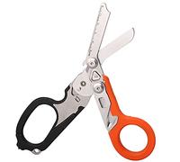 DADEA Raptor Response - Forbici di emergenza 6 in 1, pinza multifunzione pieghevole, con taglianastri e rompivetro, arancione