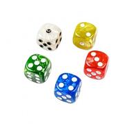 Dadi - 16 Mm Perla - Sacchetto Da 50 Pezzi