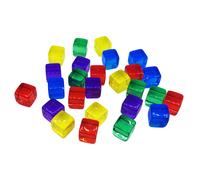 Dadi a cubo colorati e facili da riporre per infinite possibilità di gioco