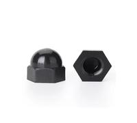 Dadi a cupola con cappuccio cieco in nylon | Multicolor M3-M20: Connessione con bulloni da 5-200 pezzi(Black,M4-100pcs)