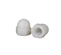 Dadi a cupola con cappuccio cieco in nylon | Multicolor M3-M20: Connessione con bulloni da 5-200 pezzi(White,M20-5pcs)