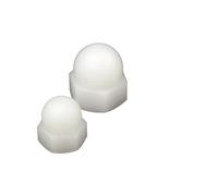 Dadi a cupola con tappo a ghianda in nylon 2-50 pezzi Dado esagonale esagonale in plastica riutilizzabile bianco nero da M3 a M20 for uso isolante