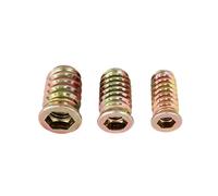 Dadi a inserto, viti a testa cilindrica con esagono incassato M6 M8 M10, dadi in acciaio al carbonio con filettatura metrica, esagonali, E-Nut(M6x15mm)