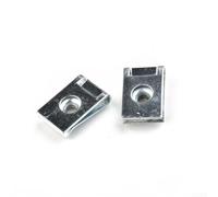 Dadi a molla a U M5 M6, clip di fissaggio per pannelli carenatura e fissaggi per camini, filettatura metrica in acciaio per industrie (M5-20 pezzi)