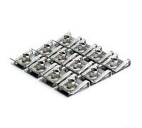 Dadi a molla con filettatura metrica M5 M6 clip per pannelli carenatura e camini veloci costruzione in acciaio disponibili in quantità da 10, 20 o 50 (M6-50 pezzi)