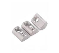 Dadi a molla roll-in, Dado a T con molla a rullo 2020 3030 4040 4545 Profili in alluminio M3 M4 M5 M6 M8 Confezione da 100 pezzi(30-M6-10PCS)