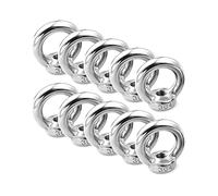 Dadi a Occhiello, 10 Pezzi dadi ad anello M5, dado ad anello interno per il sollevamento di acciaio inox 304,Accessori di Sollevamento e Uso Quotidiano