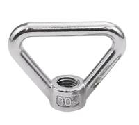Dadi a occhiello, 5 pezzi/10 pezzi in acciaio inossidabile 304 triangolo anello di sollevamento M3 M4 M5 M6 M8 M10 M12 M14 M16 M18 M24 M30 anello filettato trapezoidale (M16, 5 pezzi)
