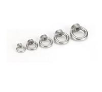 Dadi a occhiello di sollevamento in acciaio inossidabile 304 / Dado di aggancio del golfare con anello a vite M3 M4 M5 M6 M8 M10 M12(10pcs,M3)