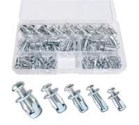 Dadi a petalo, dadi a espansione, dadi a rivetto in acciaio al carbonio, elementi di fissaggio M4 M5 M6 M8 20/48 pezzi(M4X25(20pcs))