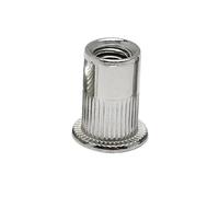 Dadi a rivetto 5-20PCS Dado for rivetti piatti Testa in acciaio inossidabile 304 Inserto filettato Nutsert Cap Rivetti Dadi(M4 (20pcs))