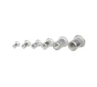 Dadi a rivetto a testa piatta, inserti filettati, set di utensili for dadi a rivetto(165pcs(M3-M10))