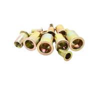 Dadi a rivetto Dadi for rivetti piatti filettati Dadi con inserti in metallo inossidabile in acciaio al carbonio nero(Z plated,M4 (30Pcs))