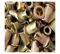 Dadi a rivetto filettati a testa piatta, Dadi for rivetti filettati a testa piatta M3-M12 Lega di alluminio in acciaio al carbonio metallico 10/20/30/50 pezzi(M6(50PCS))