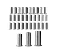 Dadi a rivetto filettati a testa piatta, Dado for rivetti a testa piatta 30 pezzi Inserto filettato SUS304 Dimensioni multiple