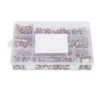 Dadi a Strappo in Acciaio Zincato Colorato, Set da 300 Pezzi - Resistente all'Ossidazione, Ideale per Meccanica e Industria