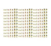 Dadi a Strappo M3 M4 M5 M6 240 Pezzi Zincatura a - Resistenti all’Ossidazione, Versatili per Assemblaggi in Metallo e Industria Leggera