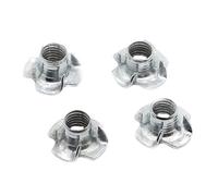 Dadi a T Dado a T a 4 punte, Dado a T a 4 punte zincato da 20 pezzi M5 M6 M8 M10 for altoparlante a con inserto a cieco a for mobili in legno(M5)