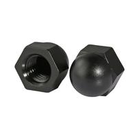 Dadi a testa svasata in nylon e plastica nera M3 M4 M5 M6 M8 M10 M12 for bulloni e viti(M3X0.5-20pcs)