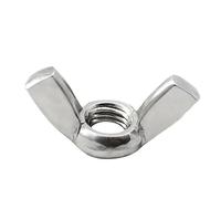 Dadi Ad Alette Dadi ad alette M3 M4 M5 M6 M8 M10 M12 in acciaio inossidabile/zincato, dadi da stringere a mano(Stainless Steel,M6 x10pc)