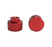 Dadi Ad Alette In Alluminio, Compatibili Con Il Fissaggio | Serraggio Senza Attrezzi, Design Antiscivolo, Perfetto For Vari Progetti Fai-da-te.(Red,M10 2pcs)