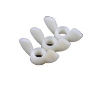 Dadi ad alette in nylon, Dadi Ad Alette In Nylon Bianco M3-M12 Confezione Da 5-100 Pz(5pcs-M6)