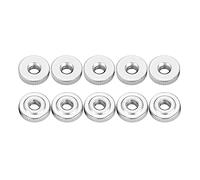 Dadi ad alette Nurled, 10Pcs GB807 M3 M4 M5 M6 M8 M10 Dadi a mano zigrinata dado zigrinato(M5（10pcs）)