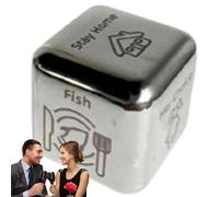 Dadi alimentari - Coppie Cosa per cena Giochi di dadi Date Night Decision Dadi - Lui La sua idea per la notte Dado Pasto Dadi Decider di cibo Divertente per San Valentino Compleanno