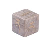 Dadi angolari rotondi a sei facce in cristallo naturale, gioco di ruolo, strumento di insegnamento del conteggio della matematica, accessori da tavolo multi-lato per giochi di ruolo