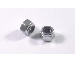 Dadi autobloccanti alti zincati M6 con inserto nylon 100pz DIN 982