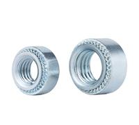 Dadi autobloccanti CLS-M2 M2.5 M3 M4 M5 M6 M8 M10 Dado rivettabile a pressione in acciaio al carbonio(S-M8-2(5pcs))