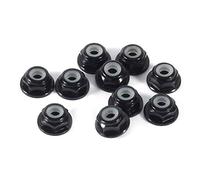 Dadi Autobloccanti con Inserto in Nylon di Alluminio M2, Dado di Bloccaggio Esagonale 10 Pezzi, Robusto e Robusto, Previene le Vibrazioni, Sostituzione per Hardware, Veloce