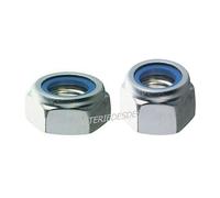 DADI AUTOBLOCCANTI M22 M24 M27 M30 M33 M36 M39 ALTI E BASSI ZINCATO PASSO GROSSO