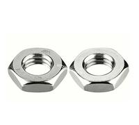 DADI BASSI SOTTILI IN ACCIAIO INOX 5589 M3 M4 M5 M6 M8 M10 M12 M14 M16 M18 M20
