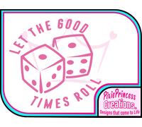 Dadi C Adesivo Vinile Auto Parete Camera Poster Finestra Gioco da Tavolo Casinò