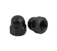 Dadi ciechi esagonali M3-M12 Acciaio al carbonio Ni-placcato/Zincato nero Dadi ciechi esagonali Dadi di copertura a cupola Dadi ciechi