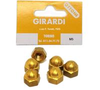 DADI CIECHI IN OTTONE DIN 1587 - M5 - CONFEZIONI DA PZ 20/50/100