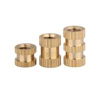 Dadi con inserti in ottone da 50 pezzi for stampa - M2 M2.5 M3 M4 M5 M6 M8 Inserti filettati termofissati(8mmxM4x6.3mm)