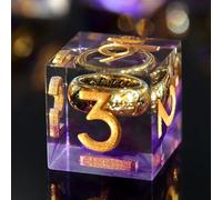 Dadi D&D D4 D6 D8 D10 D12 D20 D% Dadi DND Set 7 pezzi Poliedrici Fatti a Mano Resina con Bordi Affilati per Dungeons and Dragons Pathfinder Roll Giochi da tavolo Giochi RPG MTG con Confezione Regalo