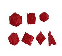 Dadi da Gioco | 7 Pezzi Dadi Formaggio | Stampato in 3D Giocattolo Interattivo per Apprendimento Matematica Insegnamento Giochi di Ruolo Presa di Decisioni | Feste, Viaggi, da Tavolo, Aula