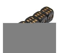 Dadi da gioco a forma di teschio, per Halloween, stile retrò, a forma di cubo decorativo a 6 lati, per giochi di poker, accessori per giochi di ruolo, decorazione medievale