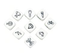 Dadi da gioco D6 da 20mm per raccontare storie divertenti con amici/famiglia/compagni di classe, scacchi magnetici, giochi di puzzle, giochi per amici, D6, giochi di puzzle, gioco di rocce magnetiche 