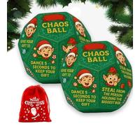 Dadi da Gioco per Scambio Divertente, Regali per Calze di Natale, Giochi di Scambio di Regali con Dadi, Gioco del Babbo Natale Segreto con Renne a 12 Facce Diverse, per Festa di Natale