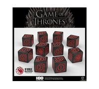 DADI DA GIOCO Q WORKSHOP Game of Thrones Targaryen 10 a sei facce